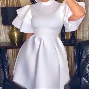 white summer dress (plus size)
